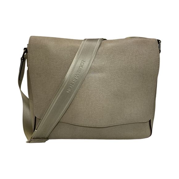 Louis Vuitton Taiga Roman MM Ardoise Gray Messenger Crossbody Bag 2009 - Picture 1 of 16